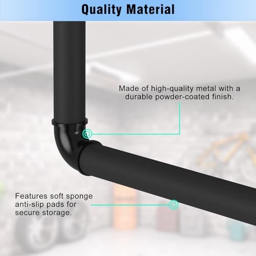 Surfboard Wall Mount or Ceiling Rack, Heavy-Duty Garage Ceiling Storage Racks