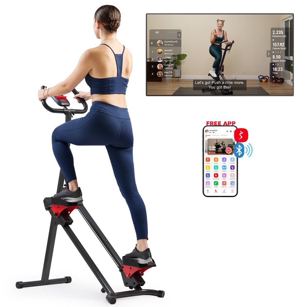 Foldable Smart Cardio Adjustable Step Climber Strength Core Home Workout 330 lbs