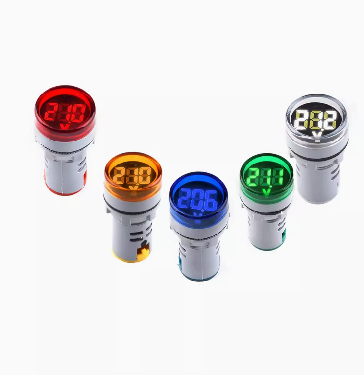DC 6-100V Digital Mini LED Voltmeter Display 22MM Voltage Meter Volt Tester