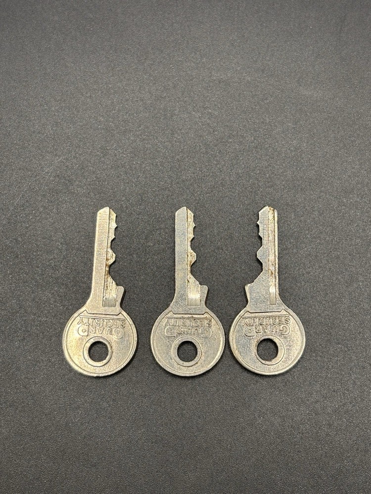 Ruger Brass Gun Lock Mini-Lock Padlock with 3 Replacement Keys
