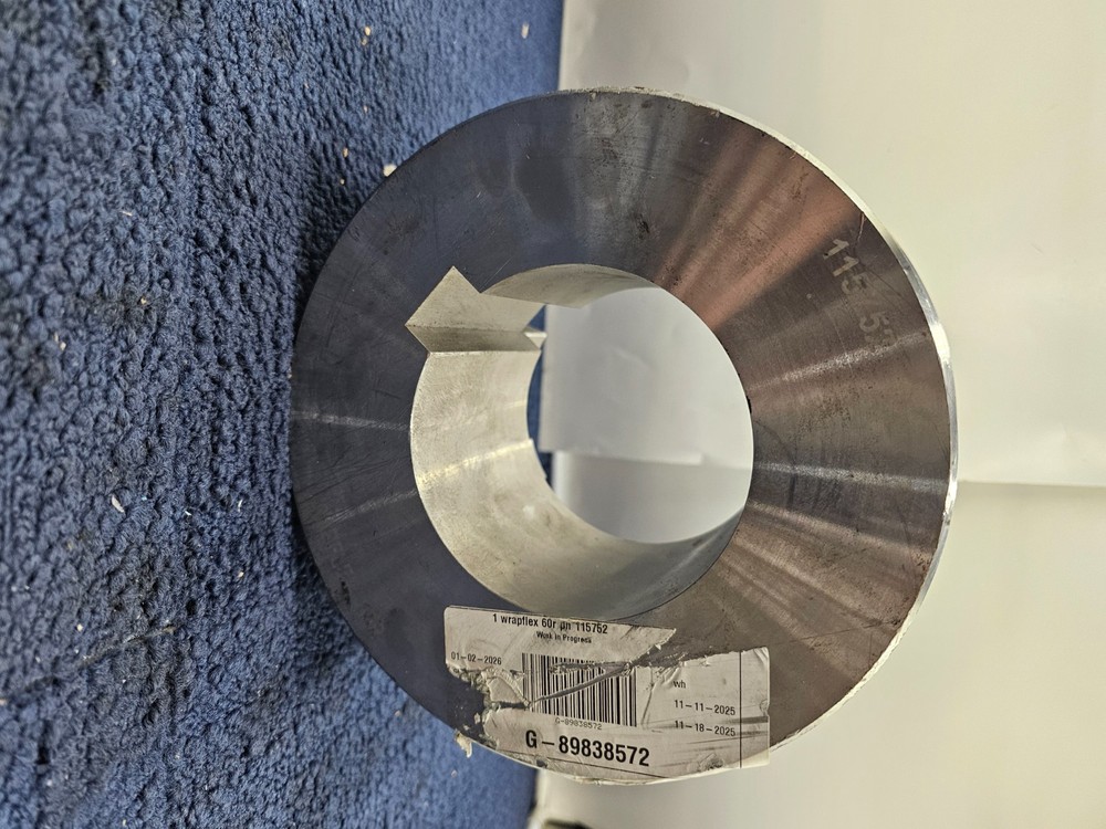 Wrapflex 115752 Coupling Hub 60R, 4" Inner Diameter 8" Outer Diameter
