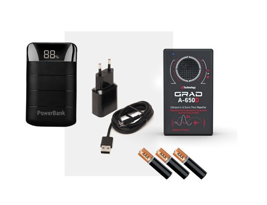 Ultrasonic & Sonic Pest Repeller Grad А-650D | Dual Method Works Thru Obstacles