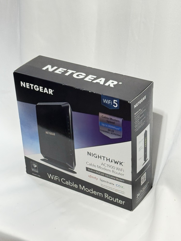 Netgear Nighthawk AC1900 WiFi Cable Modem Router