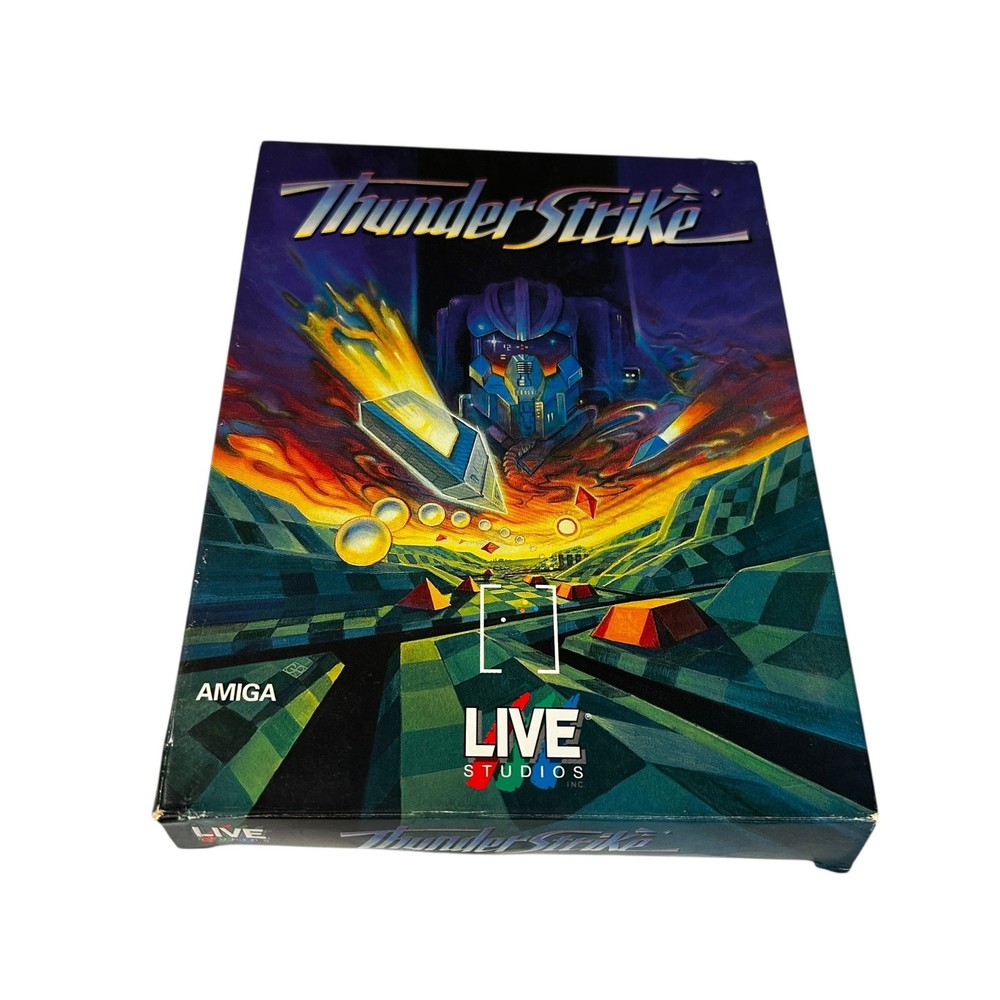 Thunderstrike 1990 Live Studios Amiga Computer Game - Complete With Box