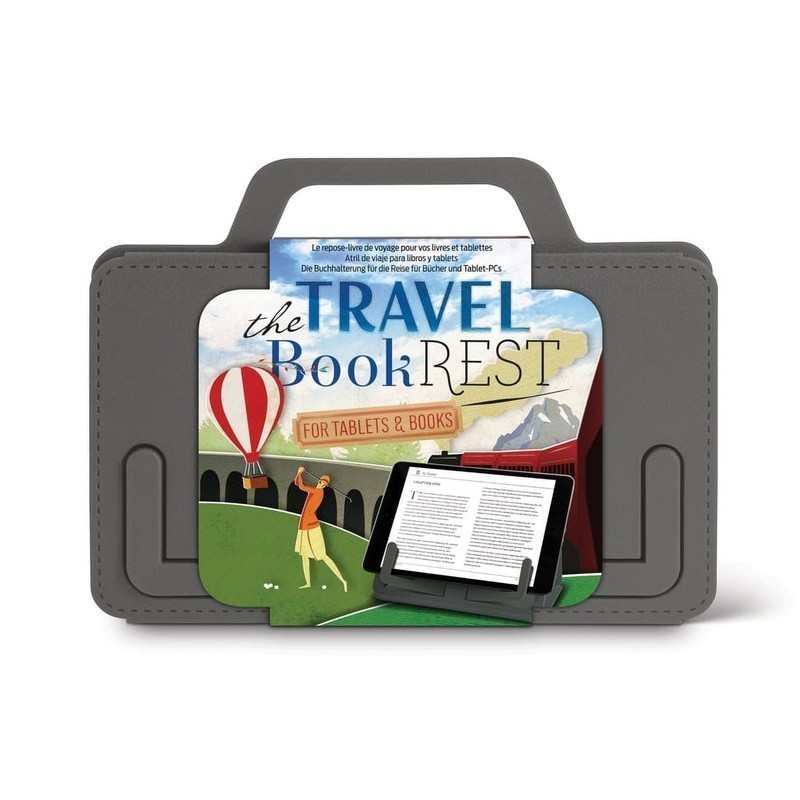 Portable Foldable Travel Book Rest Reading Tablets Outdoors Indoor Use