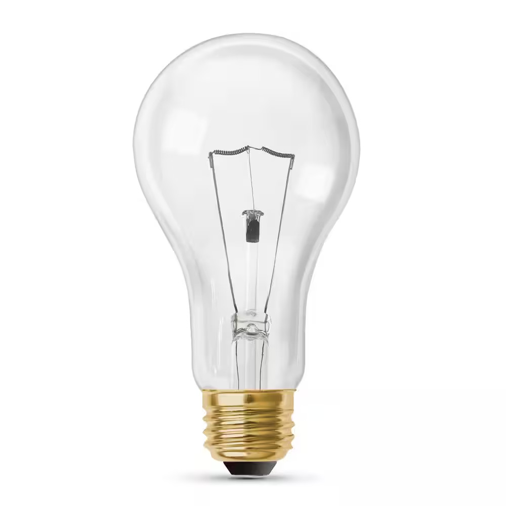 200-Watt A21 High Brightness Clear E26 Medium Base Light Bulb 2700K (6-Pack)