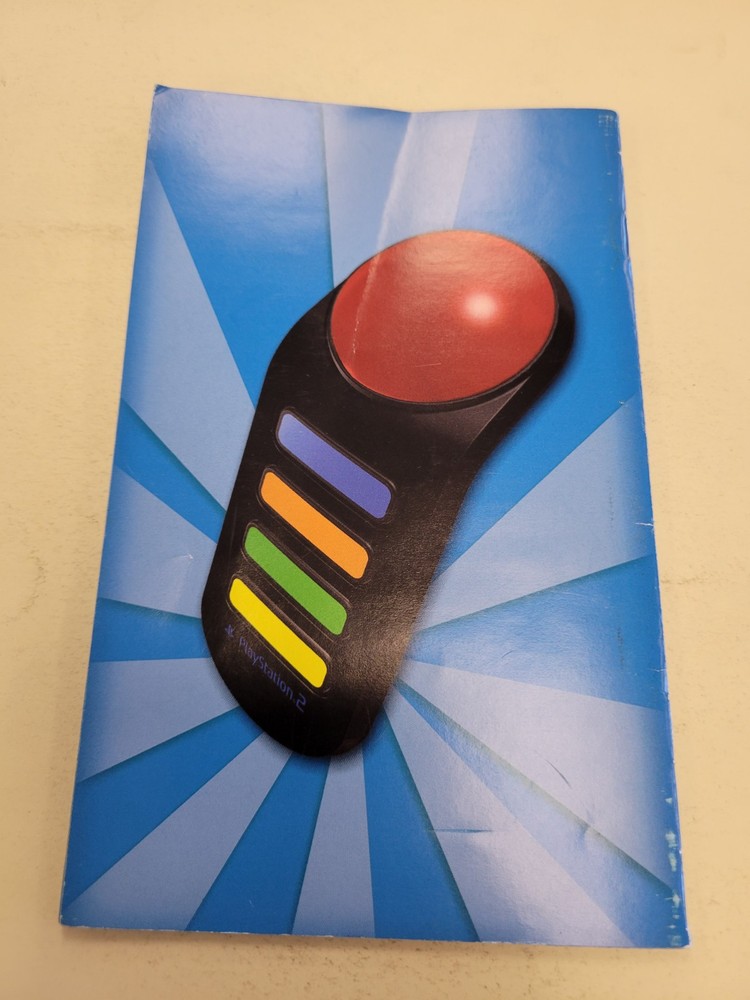 Buzz The Mega Quiz | PS2 | Manual Only