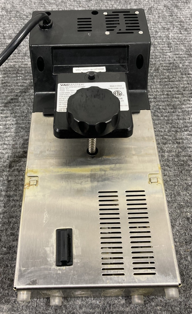 VacMaster SV1 Sous Vide Immersion Calculator