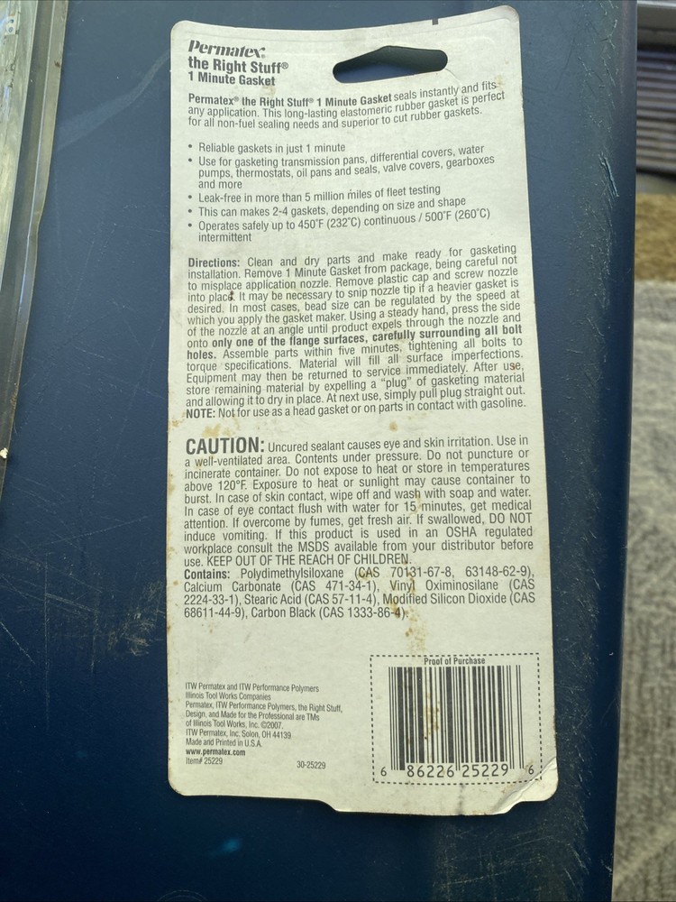 PERMATEX GREY GASKET MAKER 25238