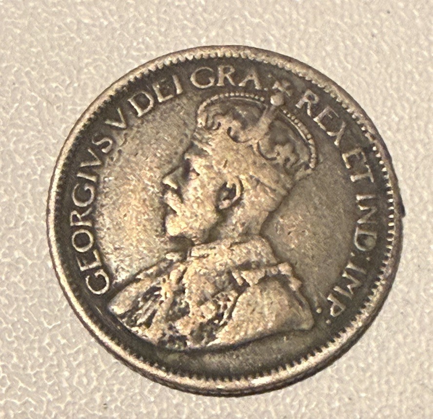 1912 Canada Silver 25 Cents
