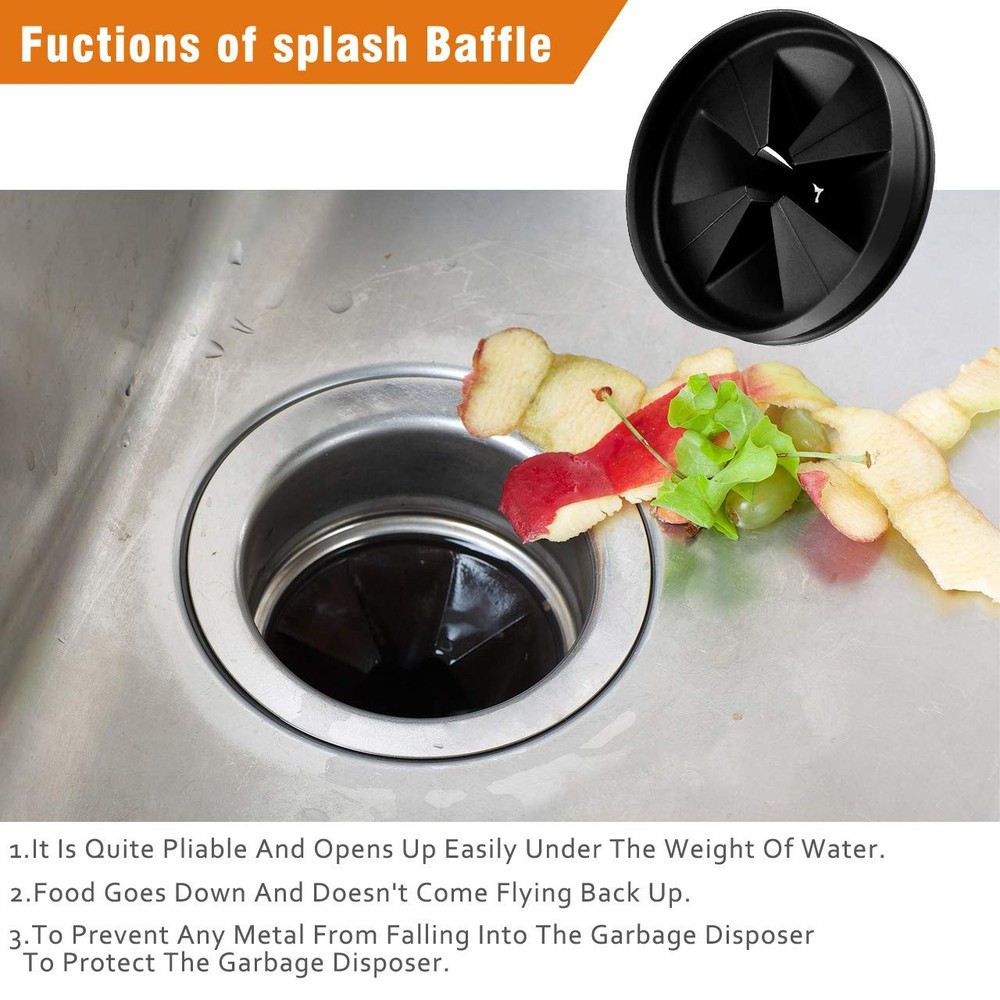 Sink Baffle Replacement for Evolution Garbage Disposal Splash Guards Quite
