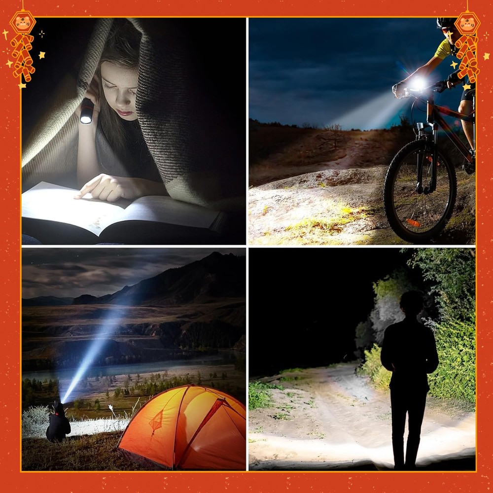 Ultra-Bright,Compact,Rechargeable LED High-Intensity Flashlight - Variable Focus