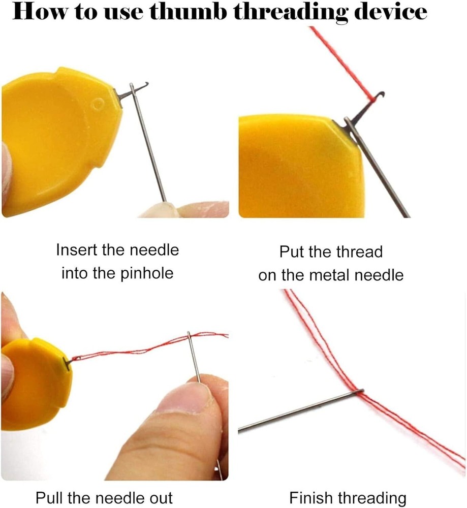 20 PCS Needle Threader for Hand Sewing Plastic Wire Loop DIY Simple Needle