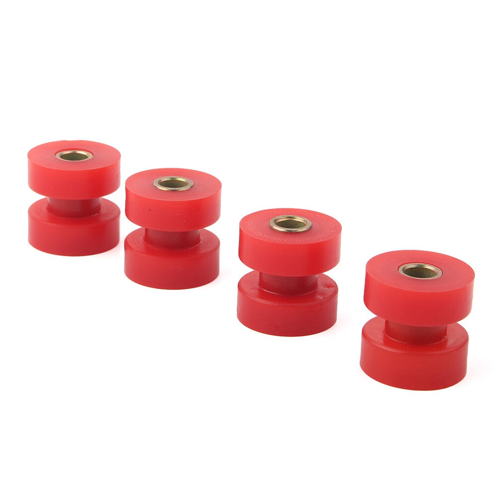 90.9053R Poly Peterbilt Exhaust Bushings Red