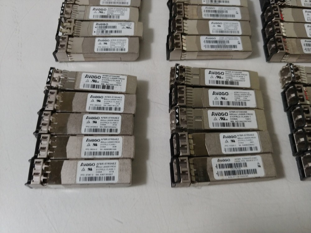 Avago Assorted SFP Transceiver Modules Lot Of 40