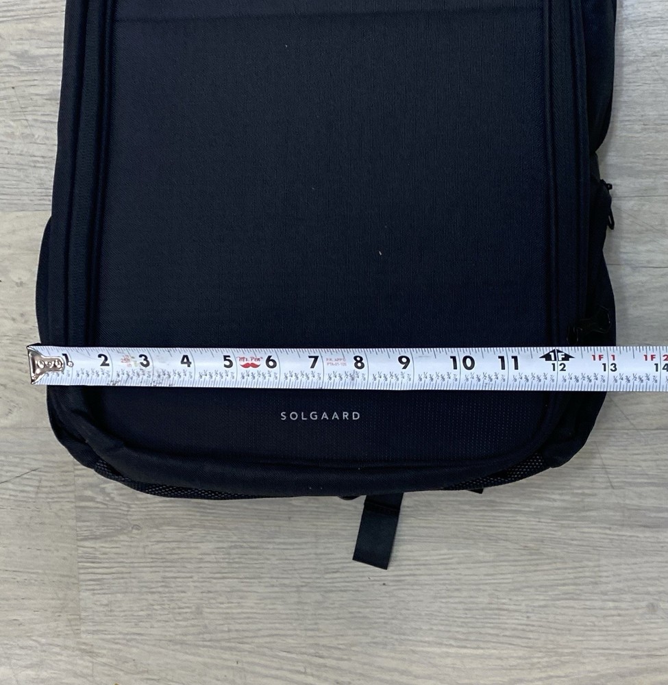 Solgaard Lifepack Black Backpack With Solarbank Excellent Condition