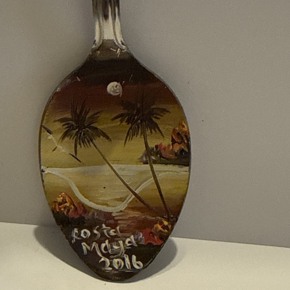 Foster Mayd 2016 souvenir spoon Hand Painted Magnet