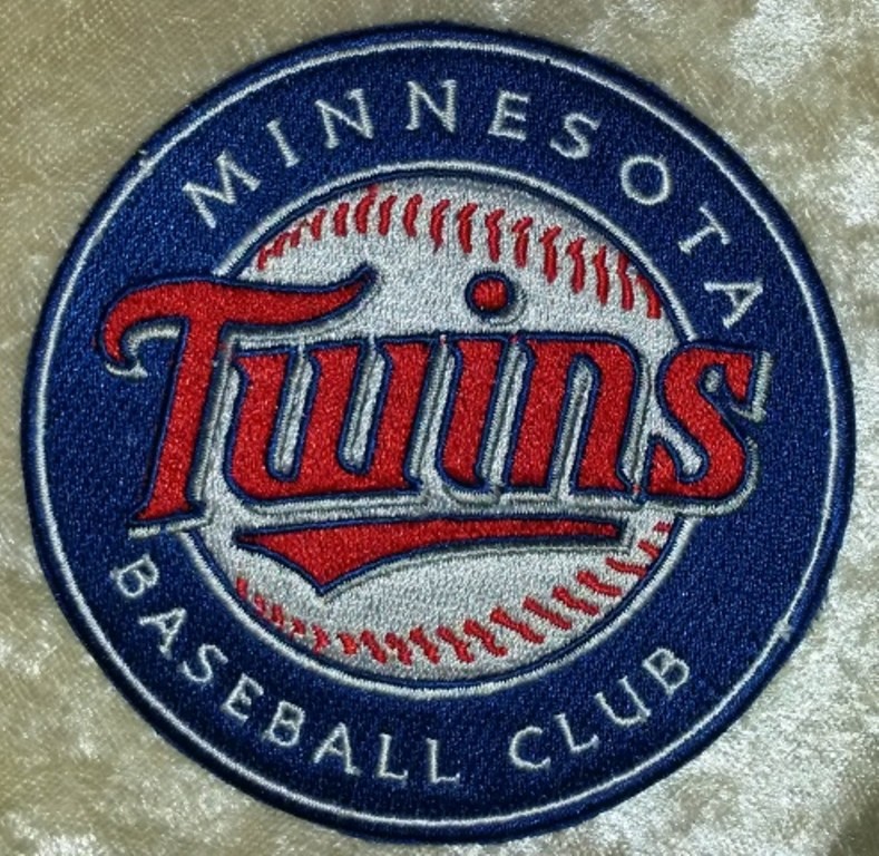 Minnesota Twins 3.5" Iron /Sew On Embroidered Patch~ Free Tracking!