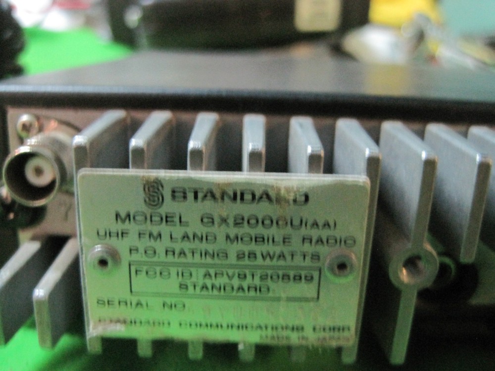 Radio Standard Gx2000u aa Series UHF AA867