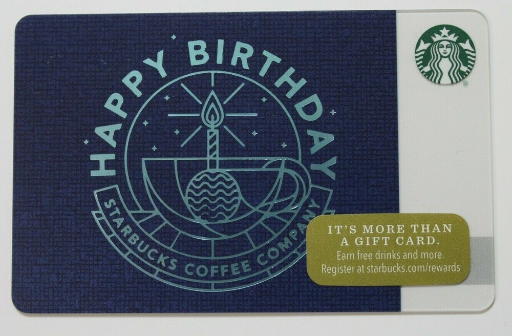 Starbucks Card US 2017 Happy Birthday MS 6142