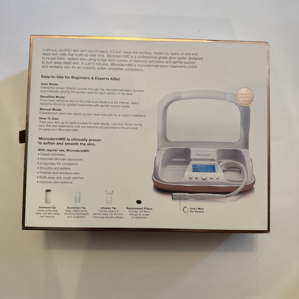 Trophy Skin Microderm MD Professional Grade Home Microdermabrasion System