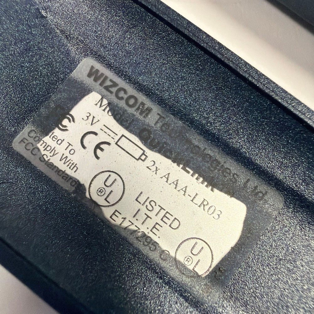 WizCom QuickLink Pen Handheld OCR Text Scanner Blue