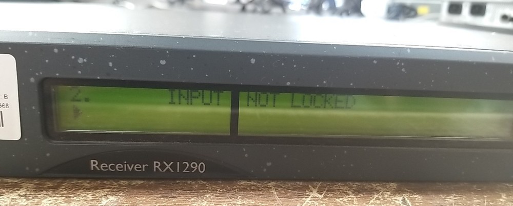 Tandberg RX1290 Dual-IP Receiver Decoder. *READ⬇️*