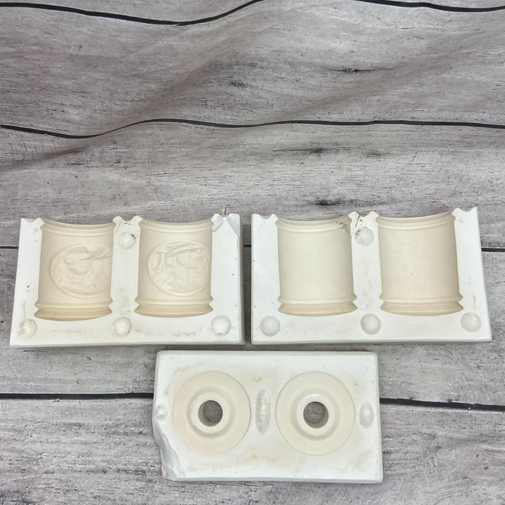 Hershey Ceramic Casting Mold Salt + Pepper Shaker