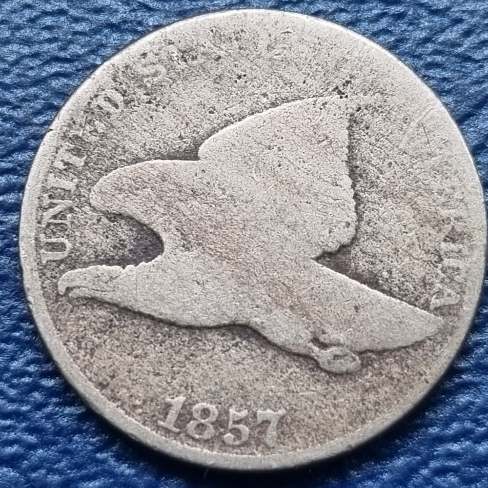 1857 Flying Eagle Cent 1c Circulated #72916