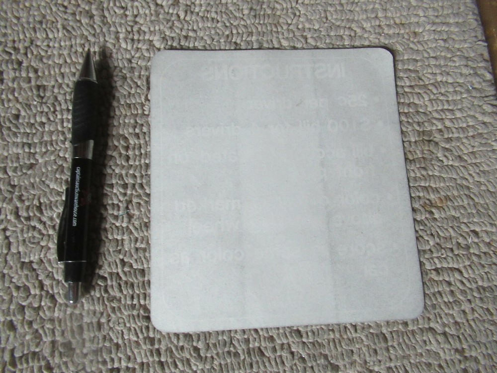 used ATARI SPRINT? 4 PLAYER INSTRUCTIONS CARD arcade game