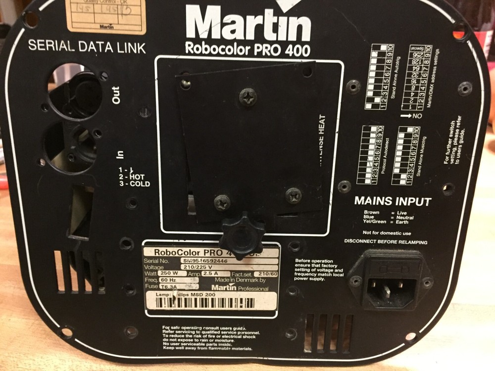 Martin Robocolor Pro 400 Thermostat