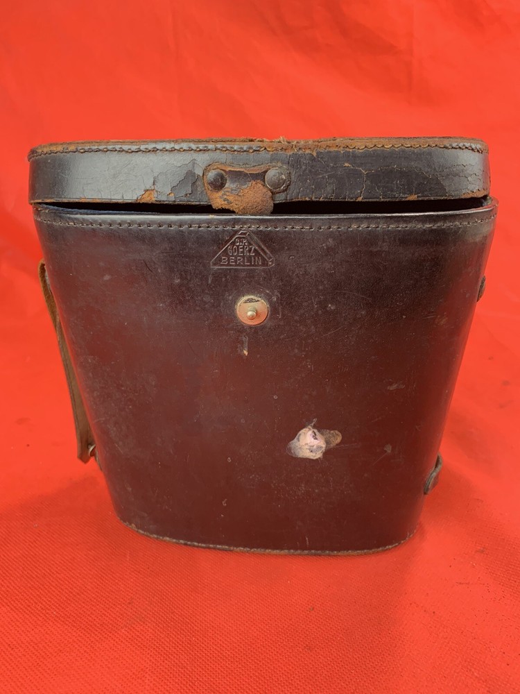 WW2 German Wehrmacht Field Binoculars With Leather Case