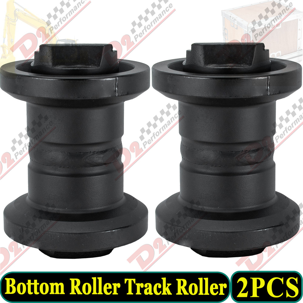 2PCS Track Roller Bottom Roller For Kubota KX121-3 Mini-Excavator Undercarriage