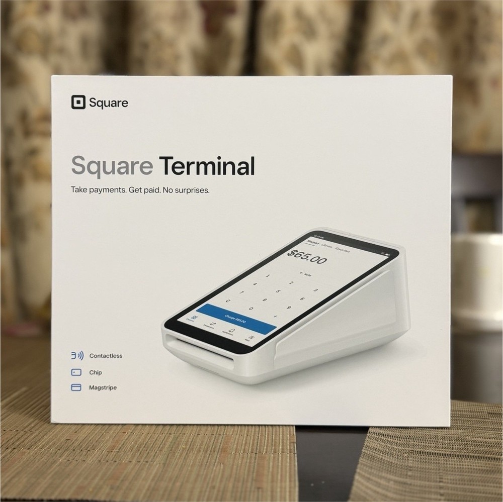 Square Terminal POS Payment Reader Credit Card Terminal for Secure Transactions