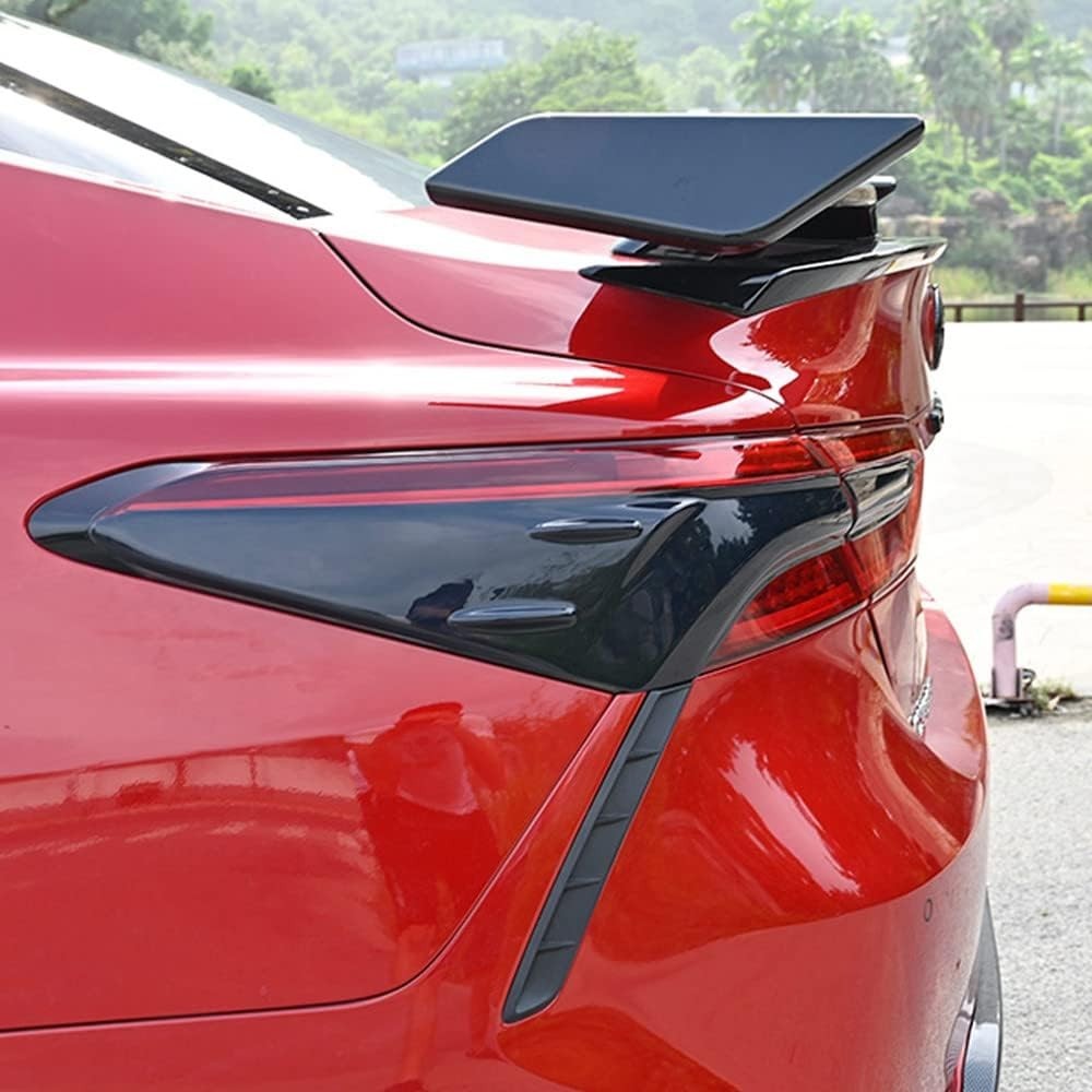 Tail Light Lamp Cover Guard Trim 4Pcs Tail Light Frame Bezels Decoration Compati