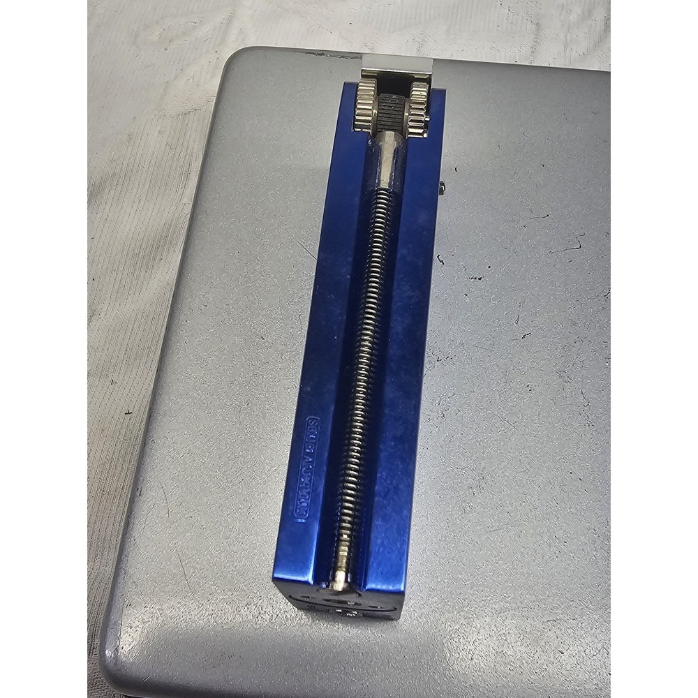 SAROME Electric Lighter Blue Metal Case Japan Handcrafted