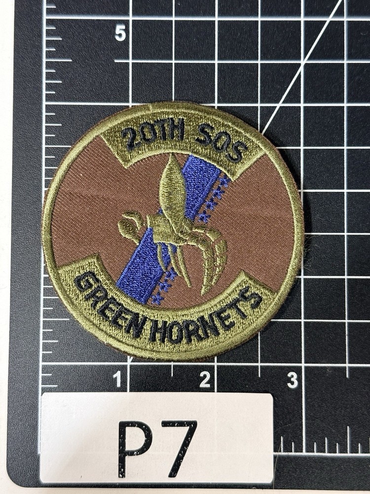 Original USAF 20th Special Operations Squadron (SOS) “Green Hornets” Patch
