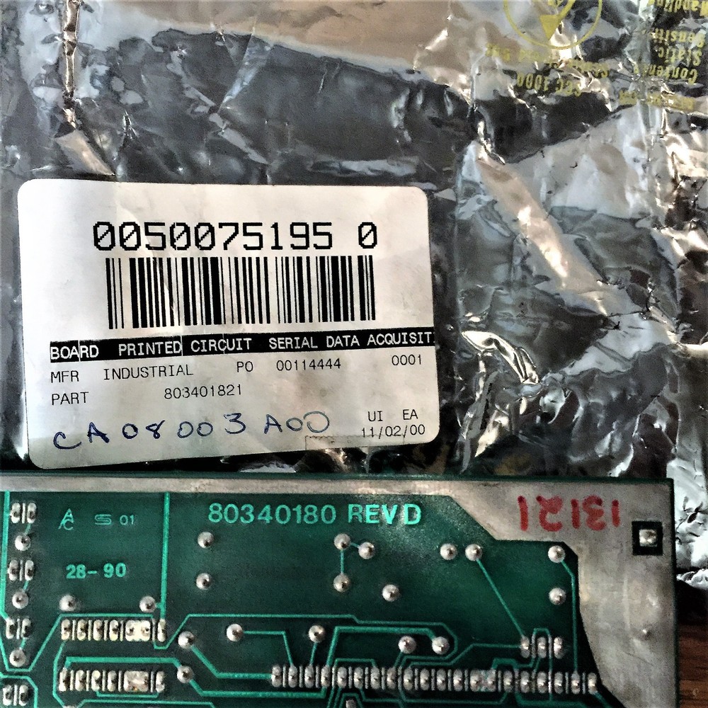 MEASUREMENT CONTROLS 80340182 DATA ACQUISITION BOARD