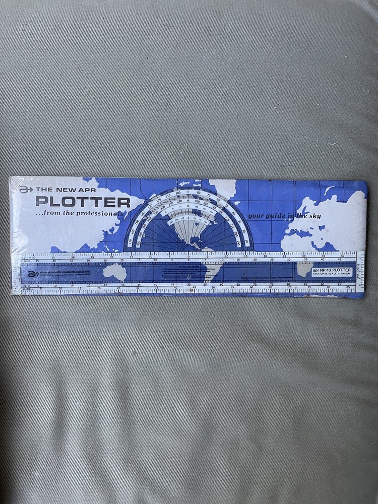 Vintage Aero APR NP-13 Pilot Navigational Plotter - NEW SEALED