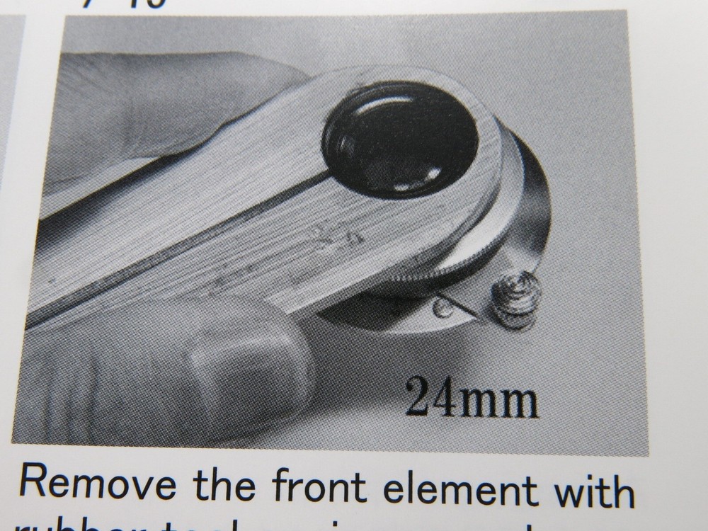 24mm iron wrench for remove Leica Summaron 35mm front lens