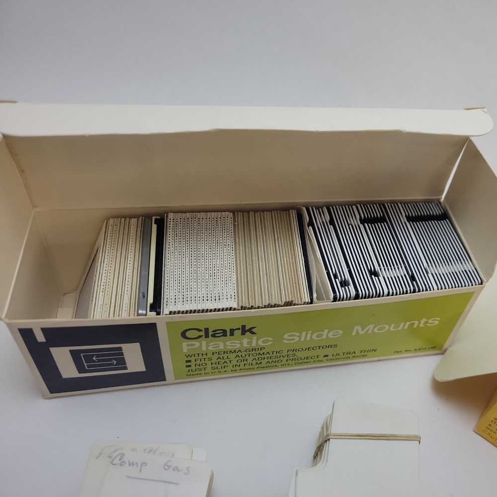 Assorted Slide Mounts and Storage Box Dividers