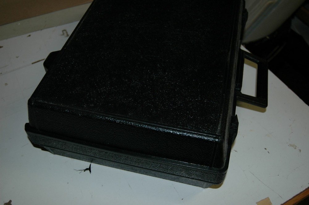 Vintage Disk-O-Tech Hard Plastic Carry Case Storage Computer