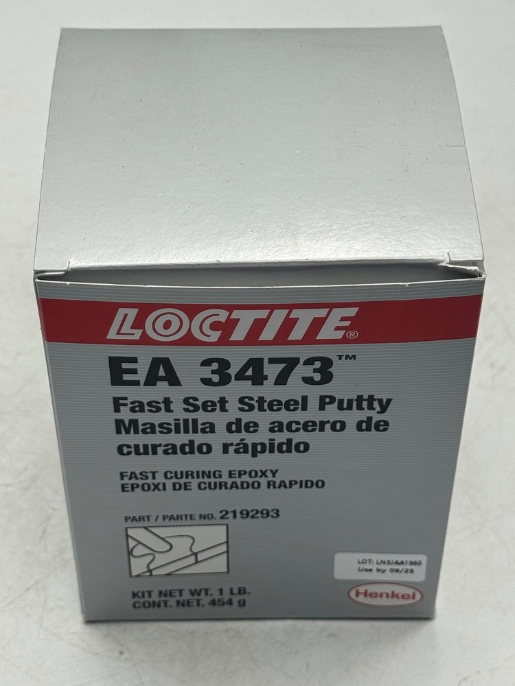 Loctite EA 3473 Fast Set Steel Putty Epoxy Kit 1lb USE BY 9/25