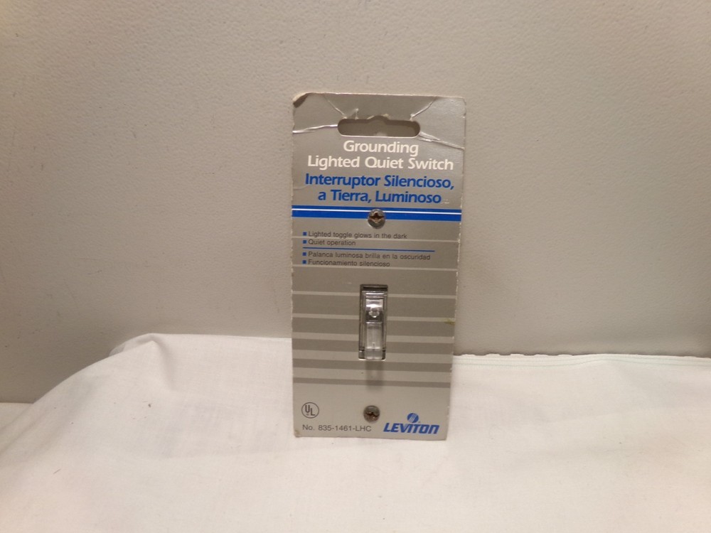 Leviton 1461-LHC Lighted Quiet Switch