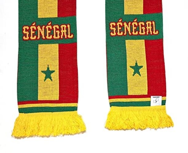 Senegal Soccer Knit Scarf