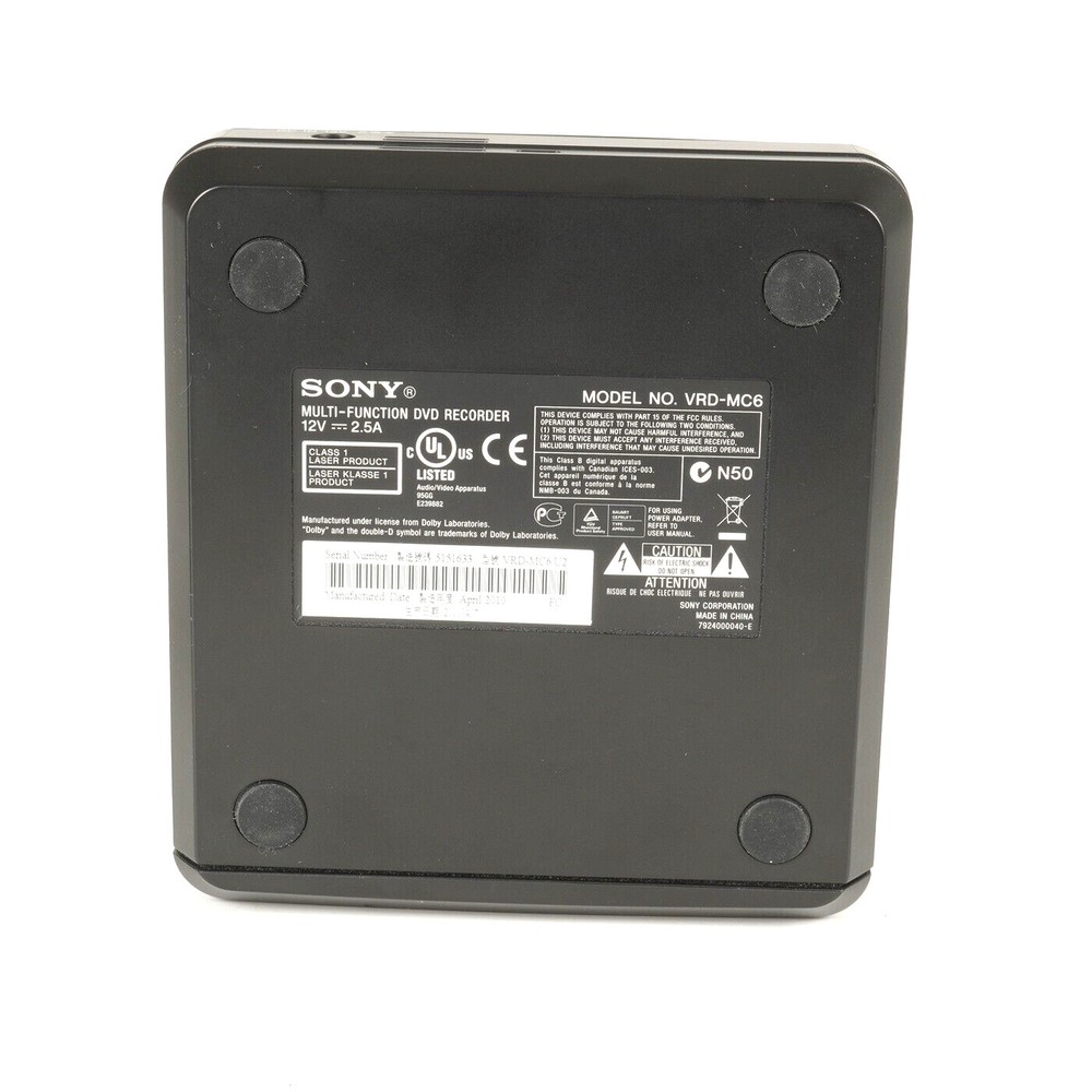 Sony VRD-MC6 Multi-Function DVD Recorder