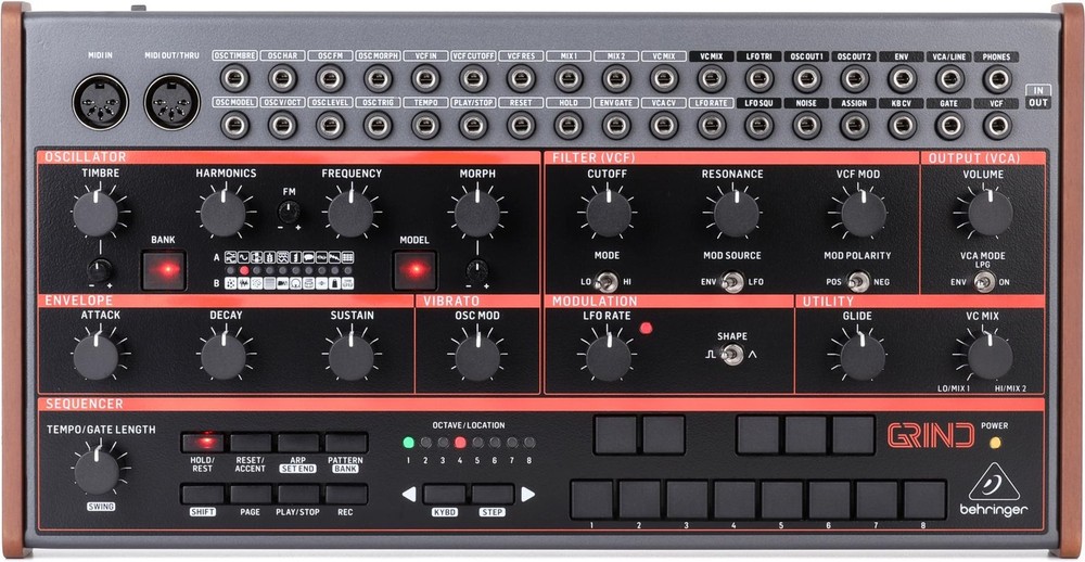 Behringer Grind Semi-modular Hybrid Multi-engine Synthesizer