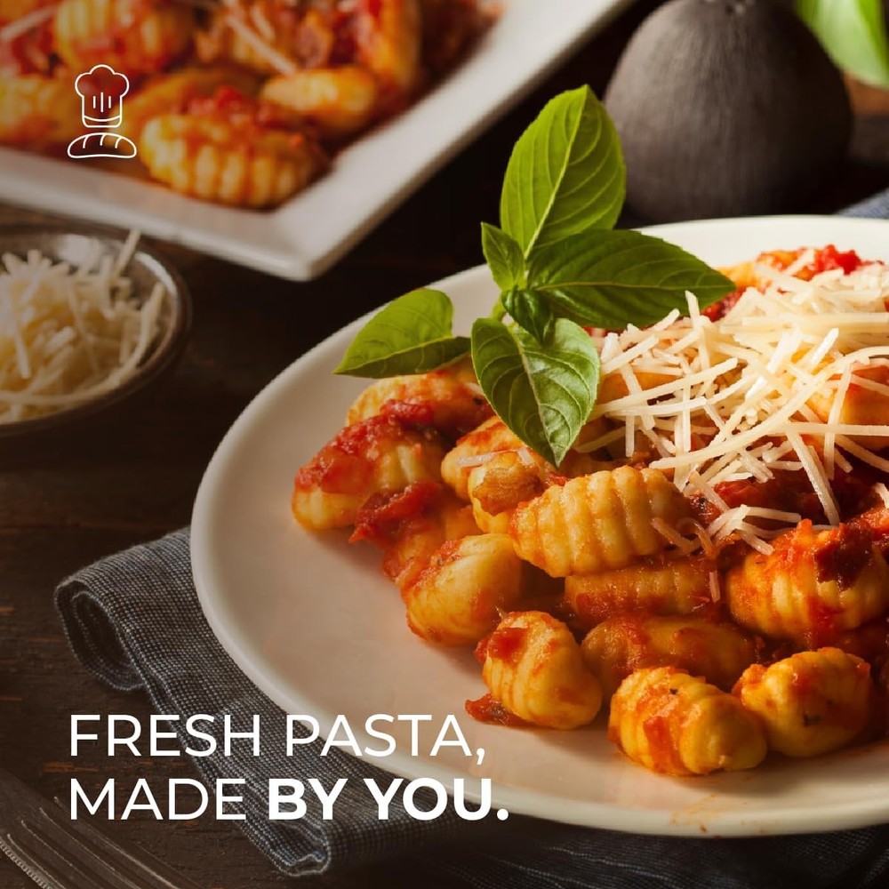 KneadEat Unique Curved Gnocchi Board Paddle,