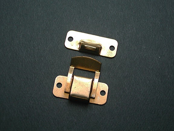 Brass Snap Latches #4071, Woodworking, New 12 ea. Includes Mounting Hardware