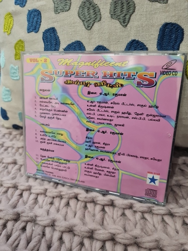 MAGNIFICENT SUPER HITS VOL2 BOLLYWOOD VIDEO CD Excellent